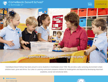 Tablet Screenshot of camelbackdesertschool.com